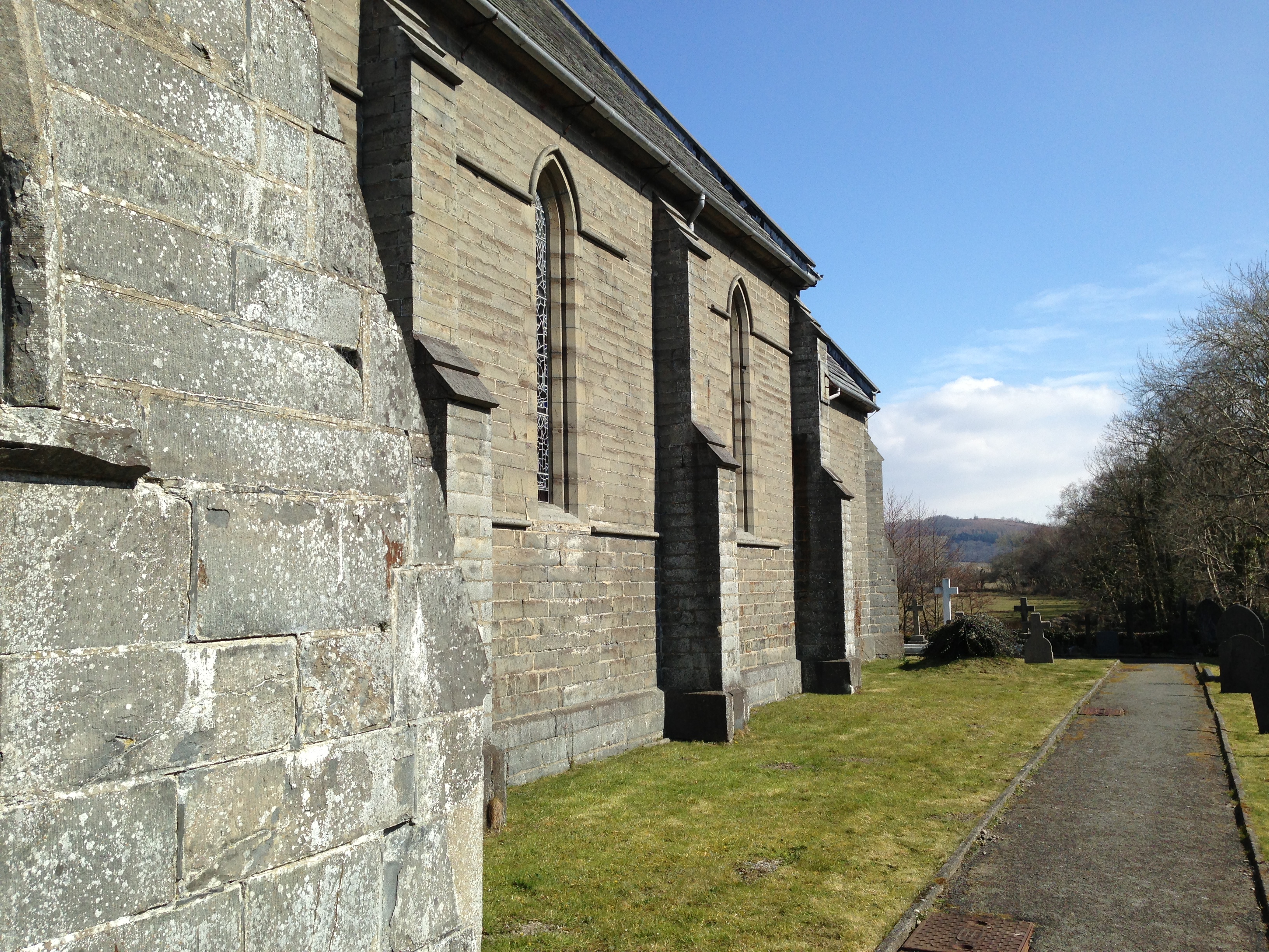 All Saints , Llangorwen