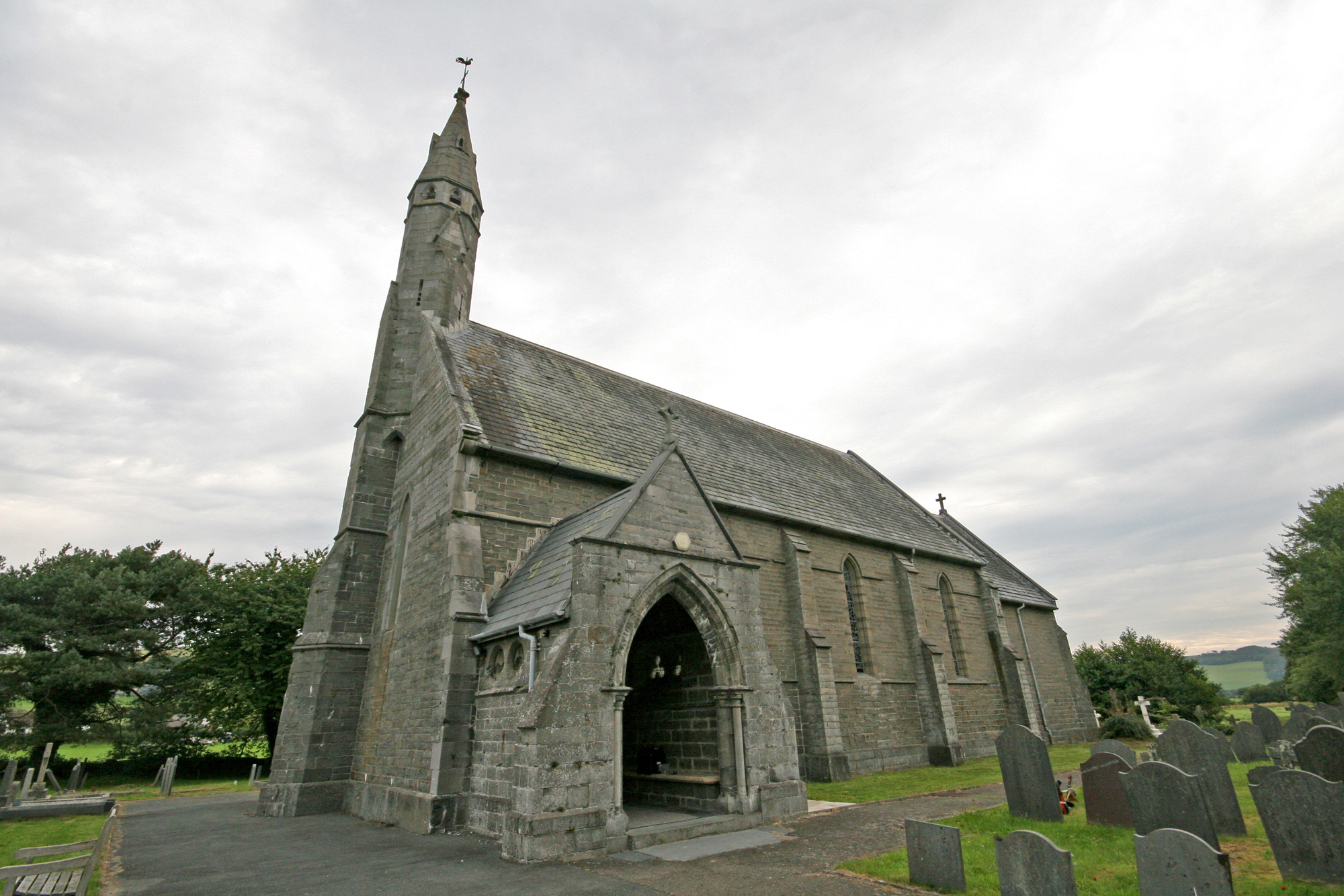 All Saints , Llangorwen