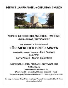 Llanfihangel Music evening