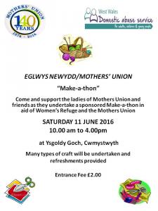 Mothers Union Make-a-thon